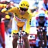 Carlos Sastre pendant la vingti�me �tape du Tour de France 2008